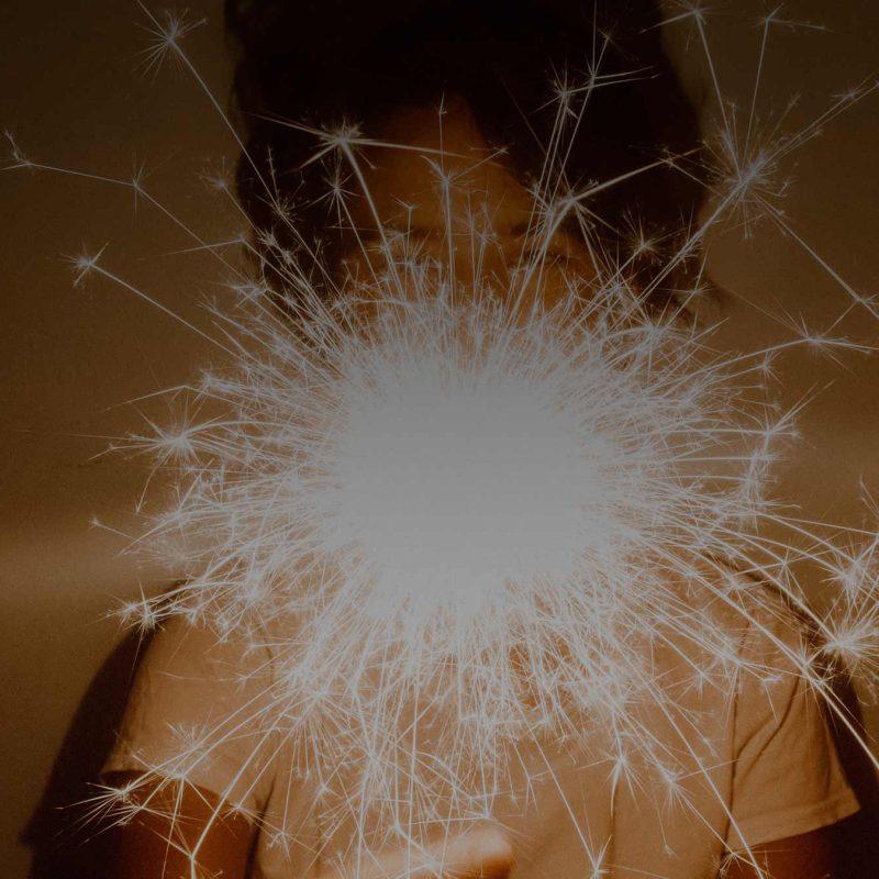 Thursday Thoughsparks | Person with Sparkler | Masthead